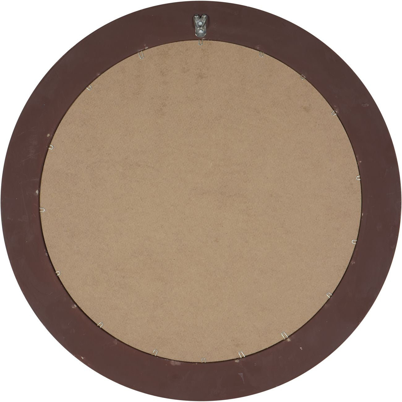 Fen Round Convex Silver Round Wall Mirror | Medium